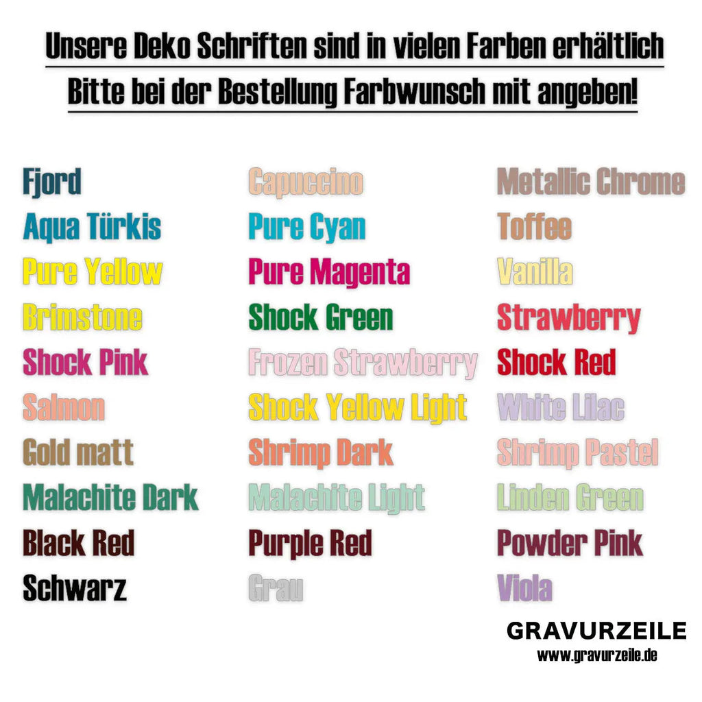 Not Just Shoes Deko Schriftzug