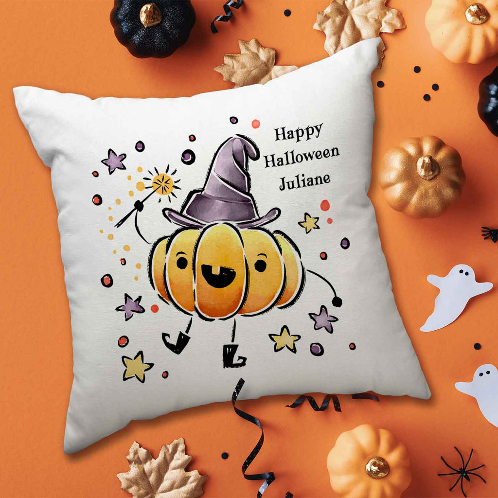 Bedrucktes Kissen "Happy Halloween" in versch. Designs