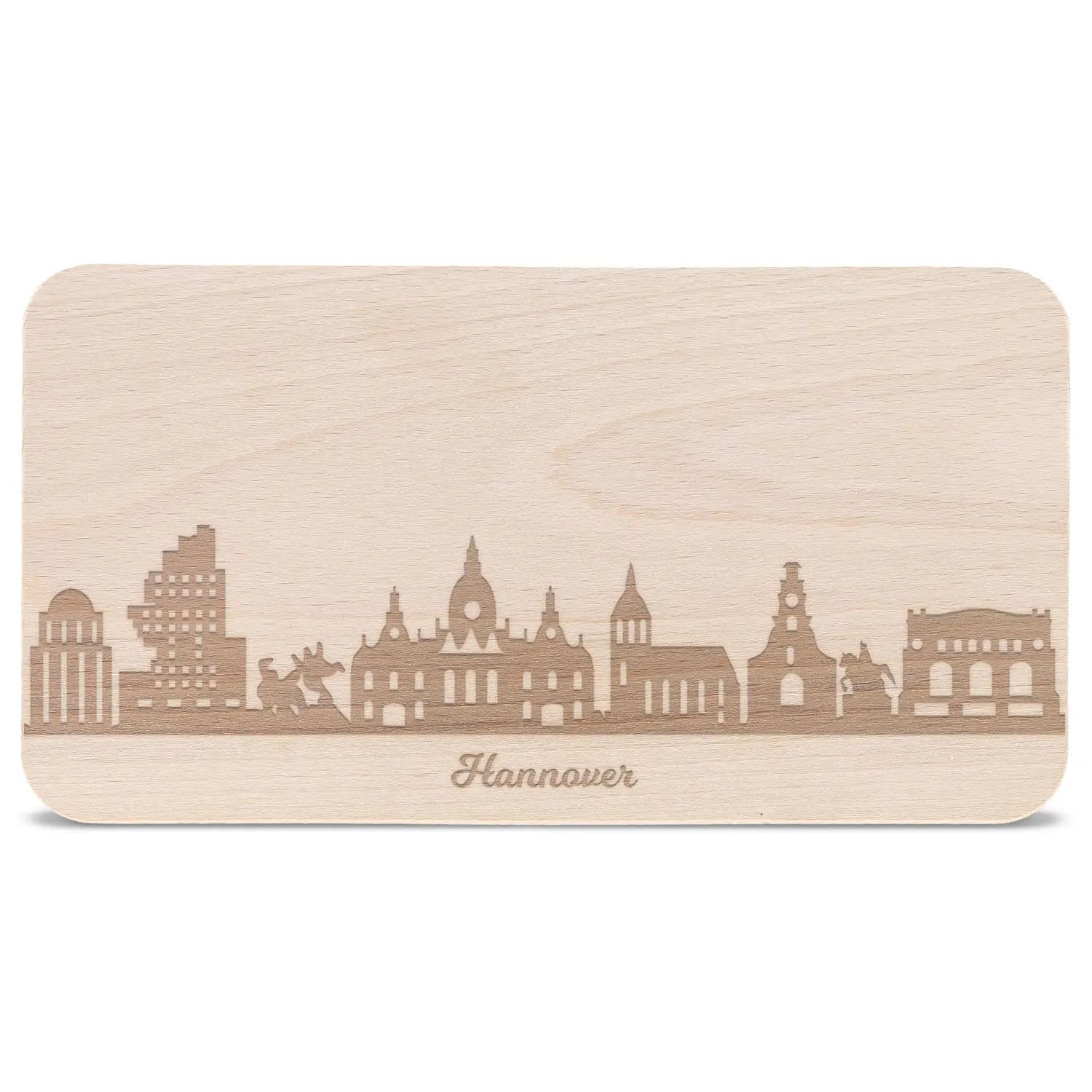 Frühstücksbrettchen Skyline Hannover