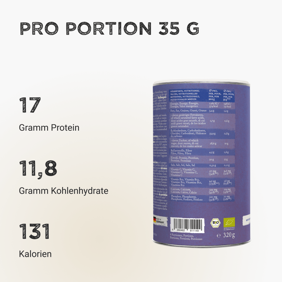 Whey Protein - Wild Blueberry