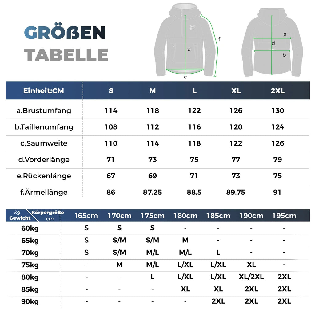 Herren Fahrradjacke Winddicht – Leicht, Atmungsaktiv für Radfahren, Wandern & Alltag