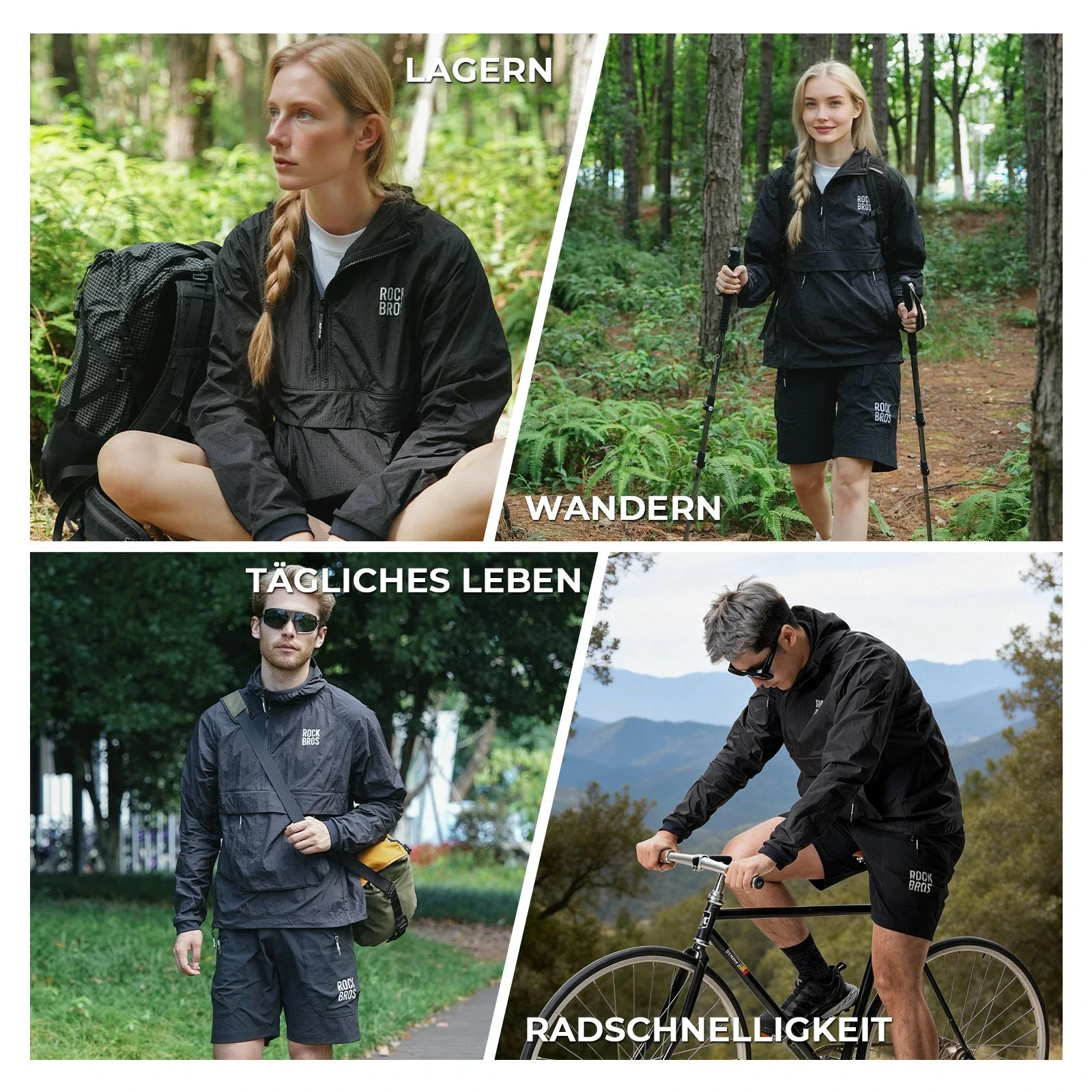 Herren Fahrradjacke Winddicht – Leicht, Atmungsaktiv für Radfahren, Wandern & Alltag