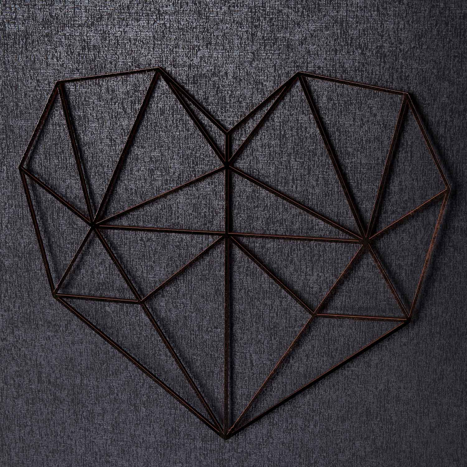 Origami 3D Herz aus Holz -