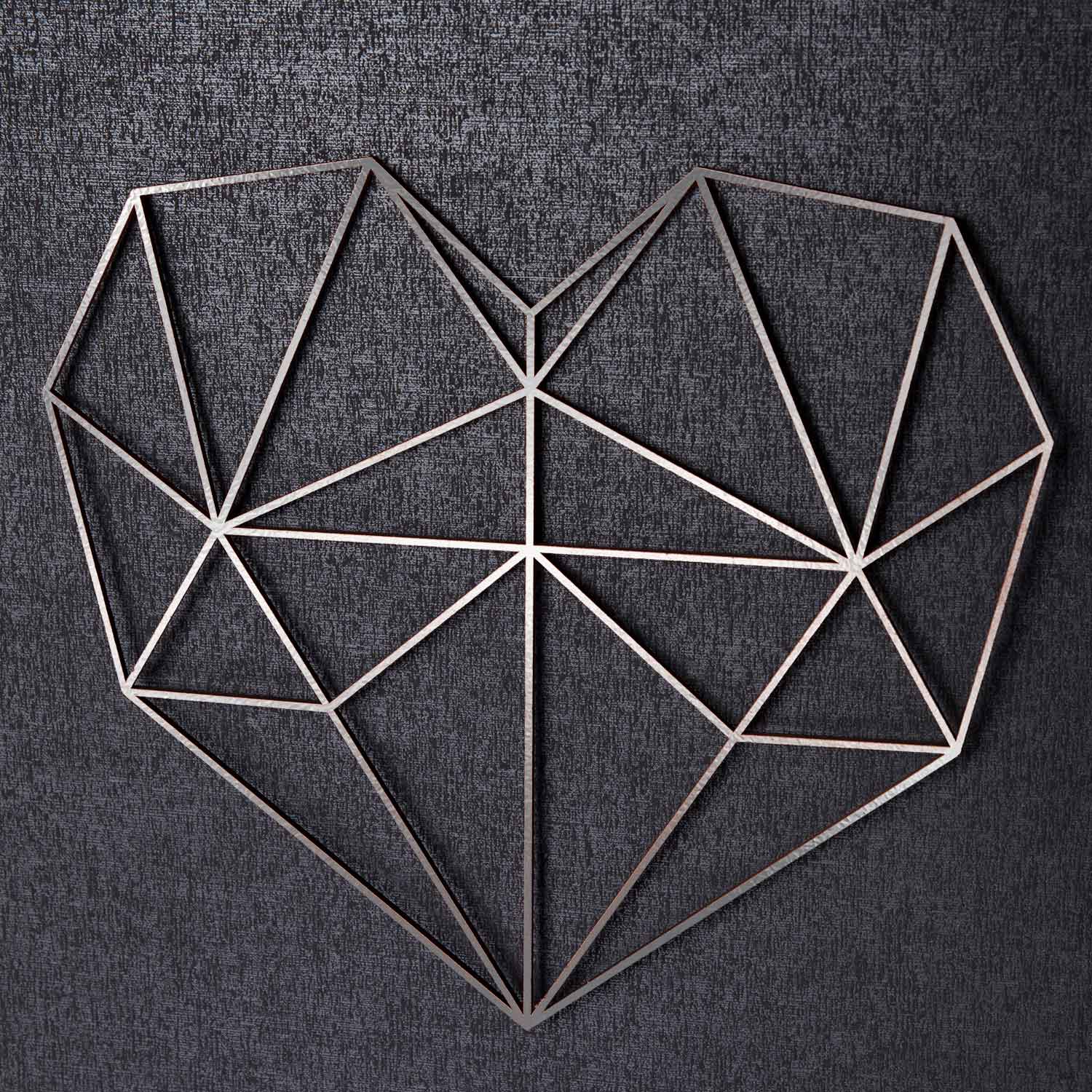 Origami 3D Herz aus Holz -