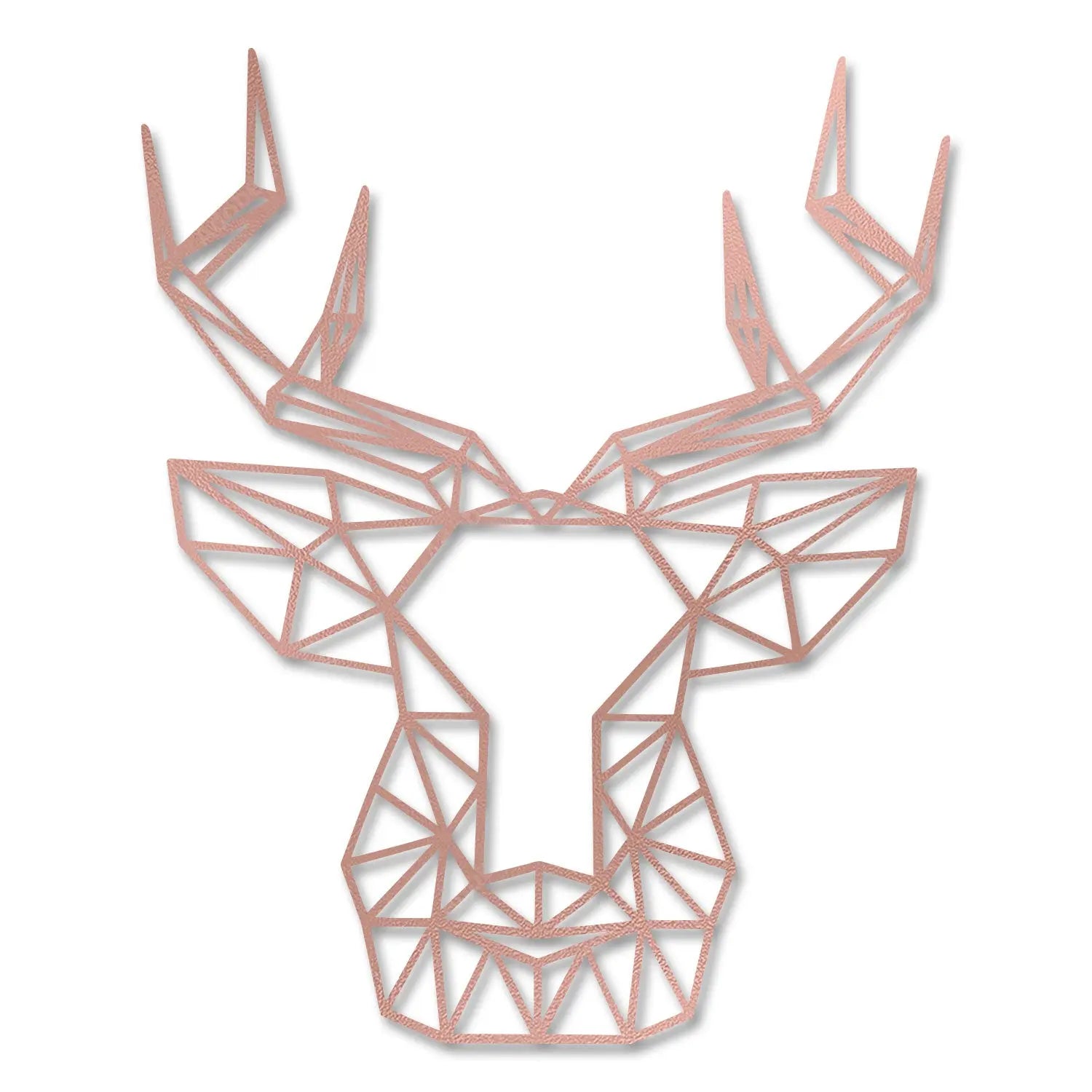 Origami Hirschkopf aus Holz -