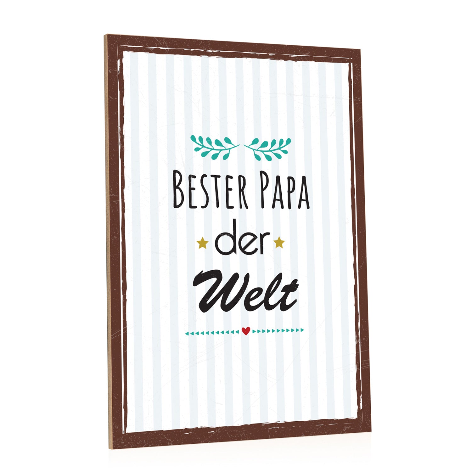 Holzschild Bester Papa der Welt