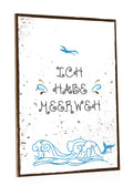 Holzschild Ich habe Meerweh