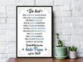 Holzschild mit Spruch Bester Papa der Welt