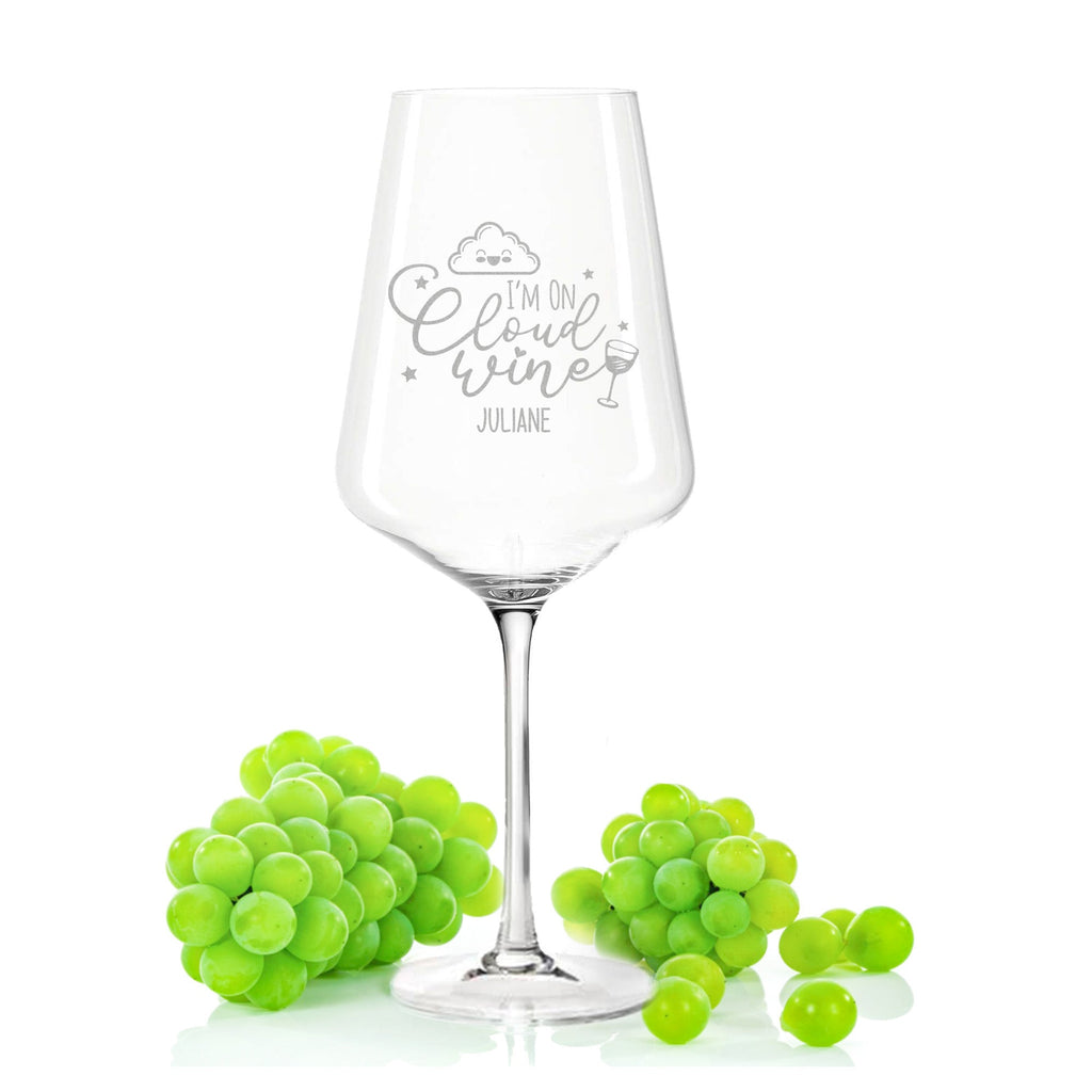 Leonardo Weinglas mit Gravur "I'm on Cloud Wine"