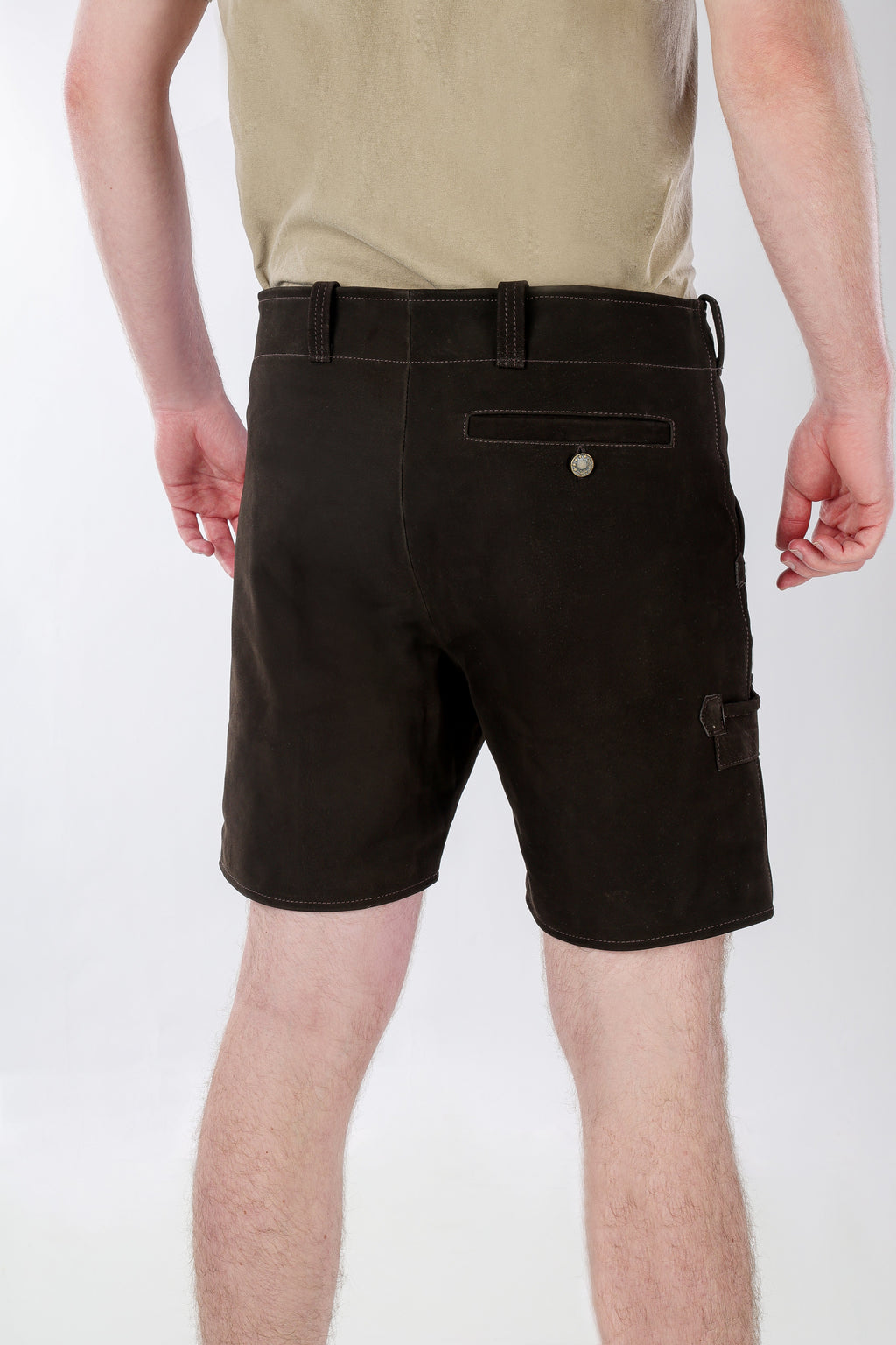 Trachten Lederhose Short Zimmermann Nubuk