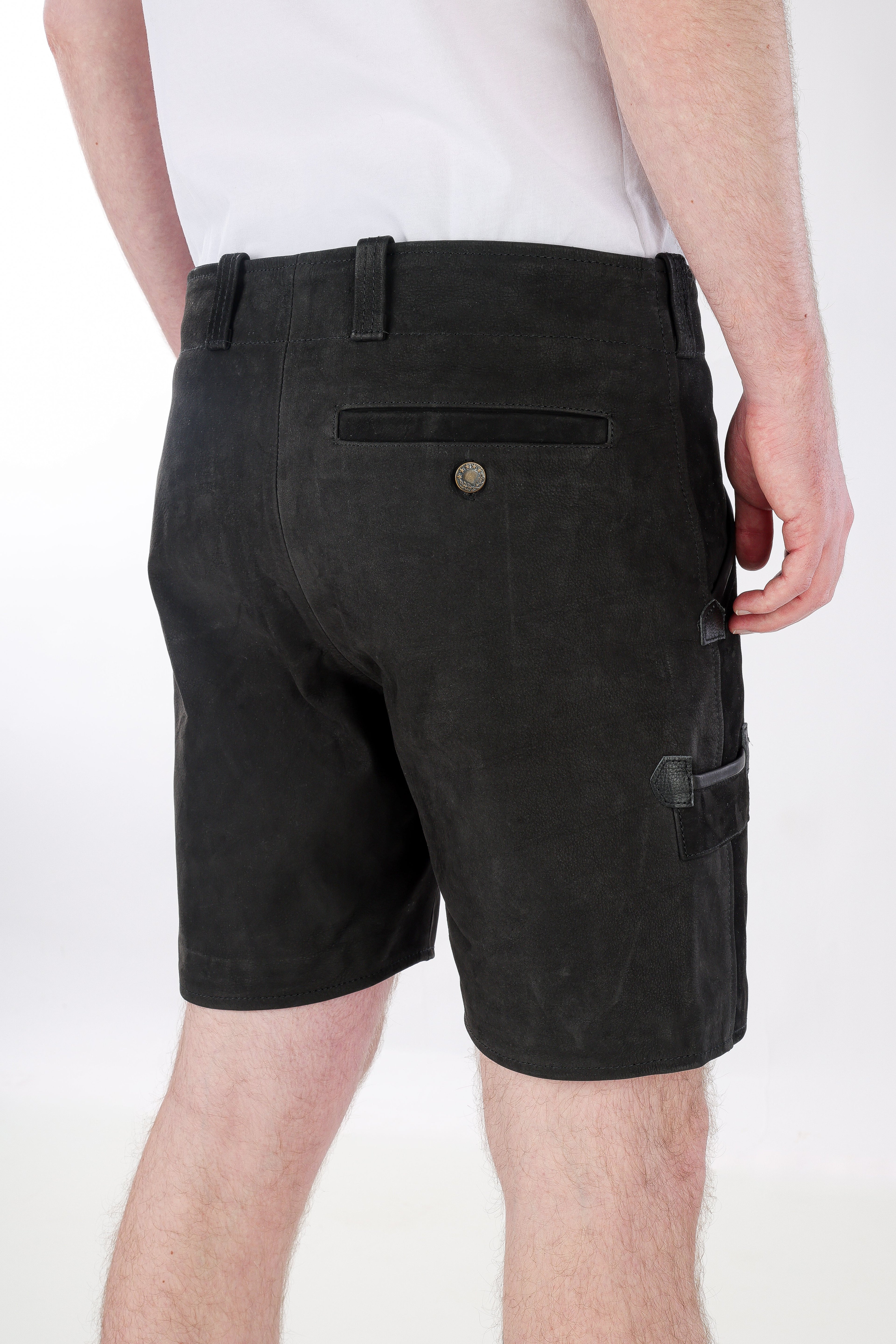 Trachten Lederhose Short Zimmermann Nubuk