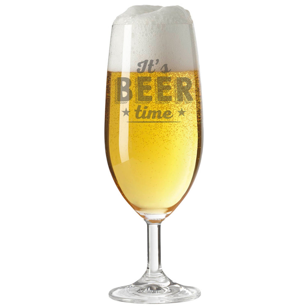 Leonardo Bierglas mit Gravur "It's Beer time"