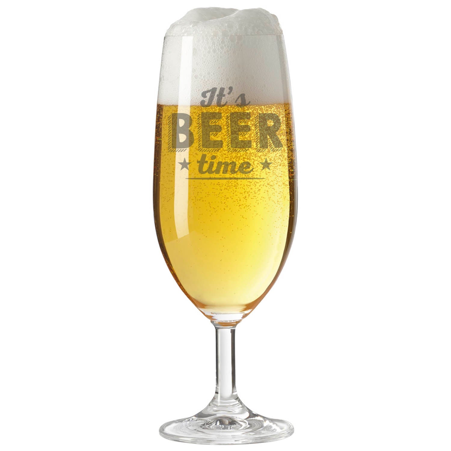 Leonardo Bierglas mit Gravur "It's Beer time"