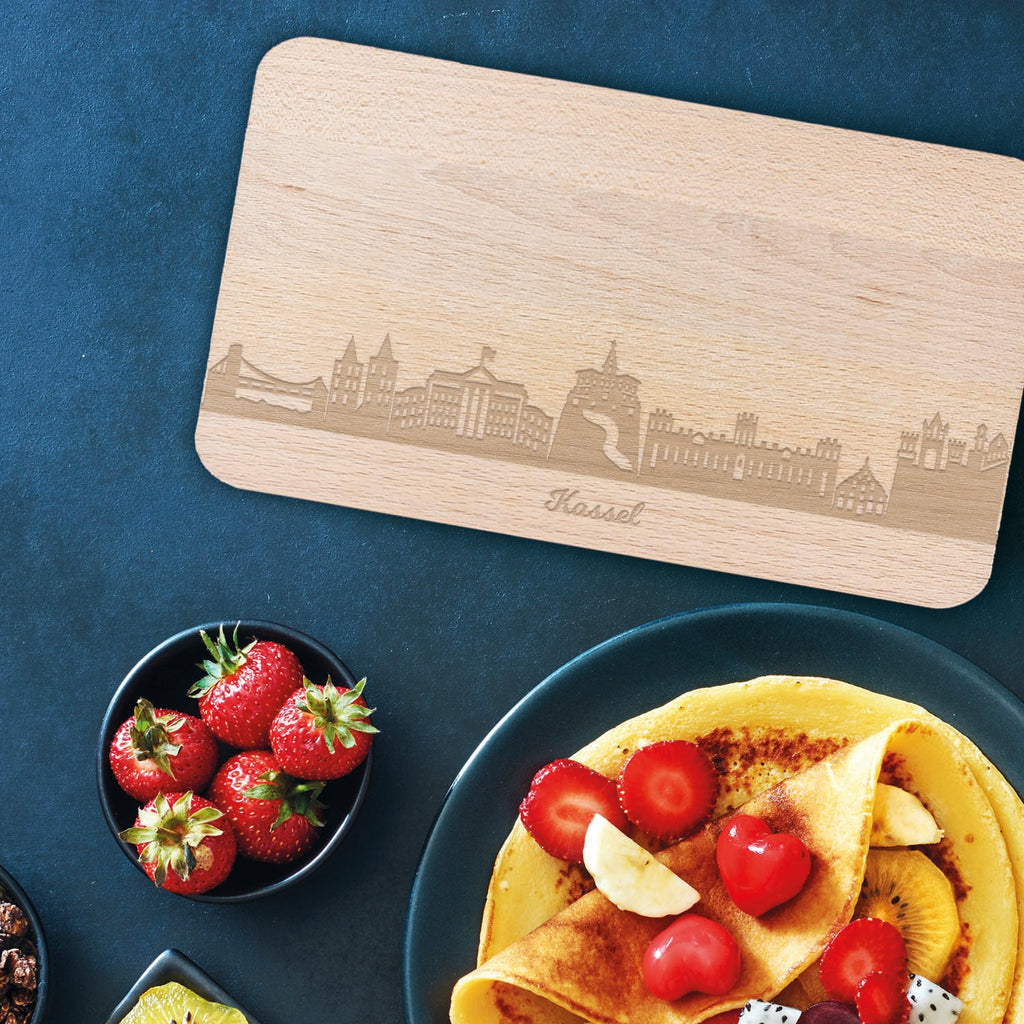 Frühstücksbrettchen Skyline Kassel
