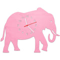 Kinder Wanduhr im Elefanten Design