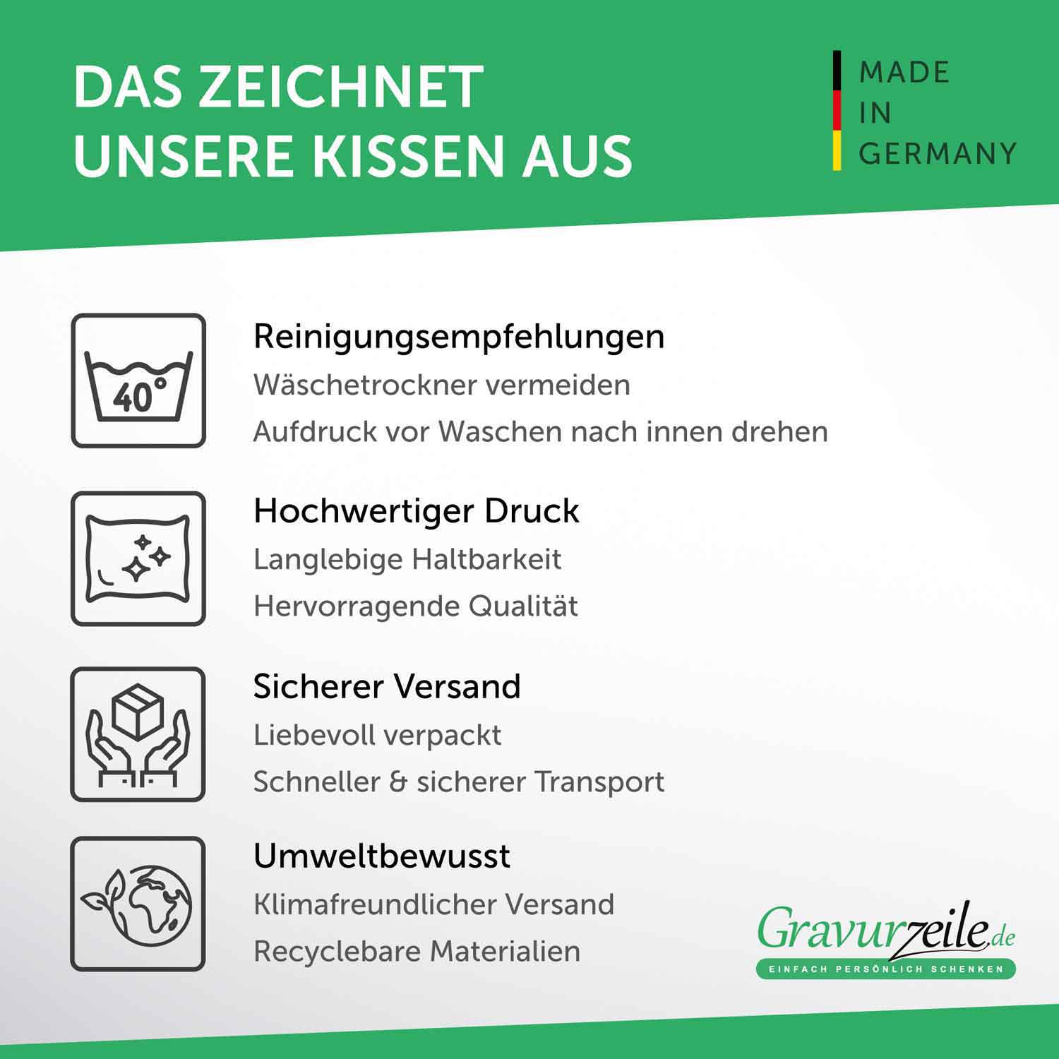 Bedrucktes Kinderkissen mit Motiv "Safari Tiere" mit Wunschnamen