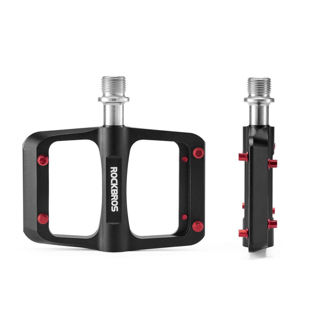 MTB & Rennrad Pedale – 171 g/Paar, Ultraleicht Magnesium-Flachpedale