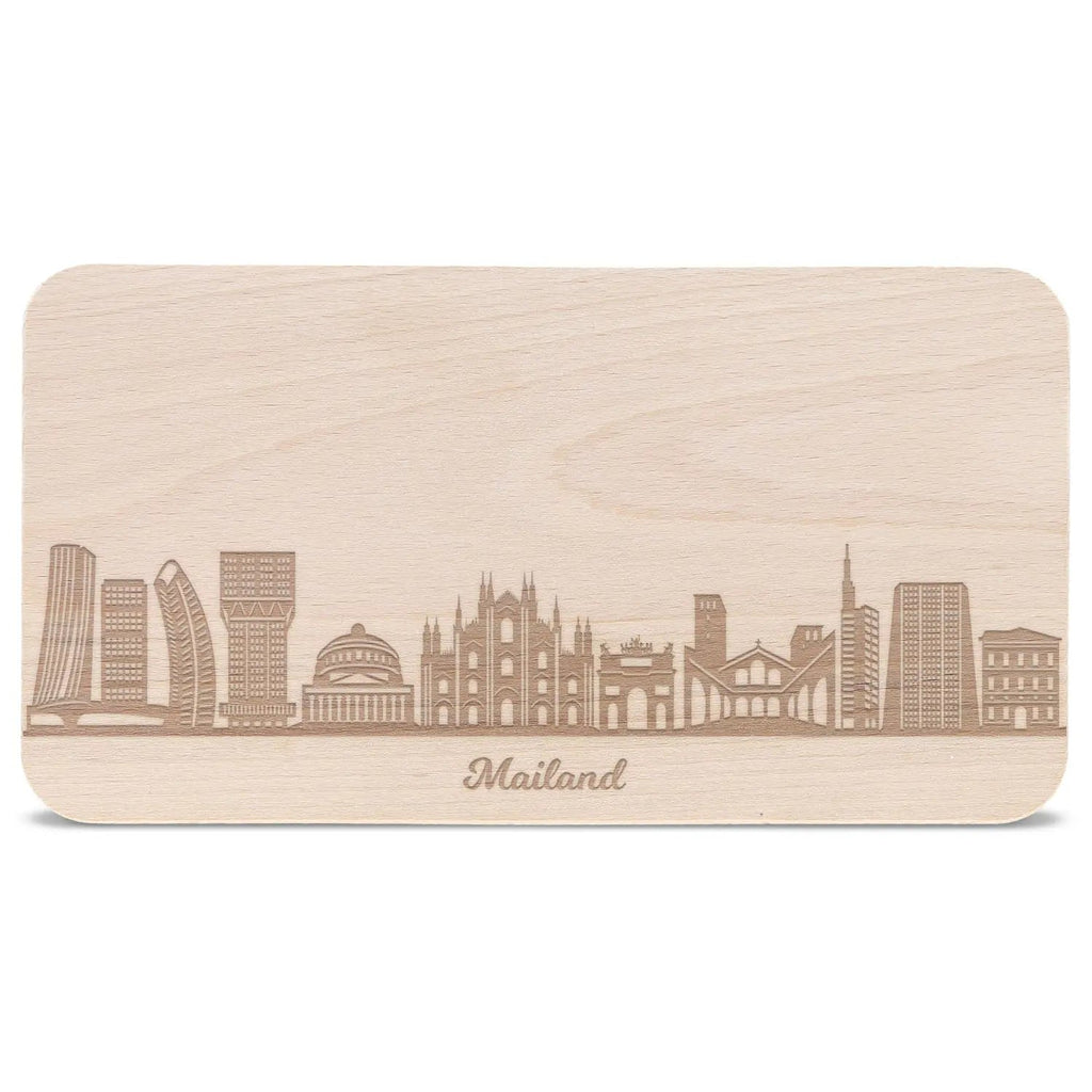Frühstücksbrettchen Skyline Mailand