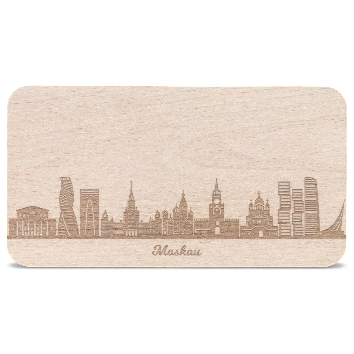 Frühstücksbrettchen Skyline Moskau