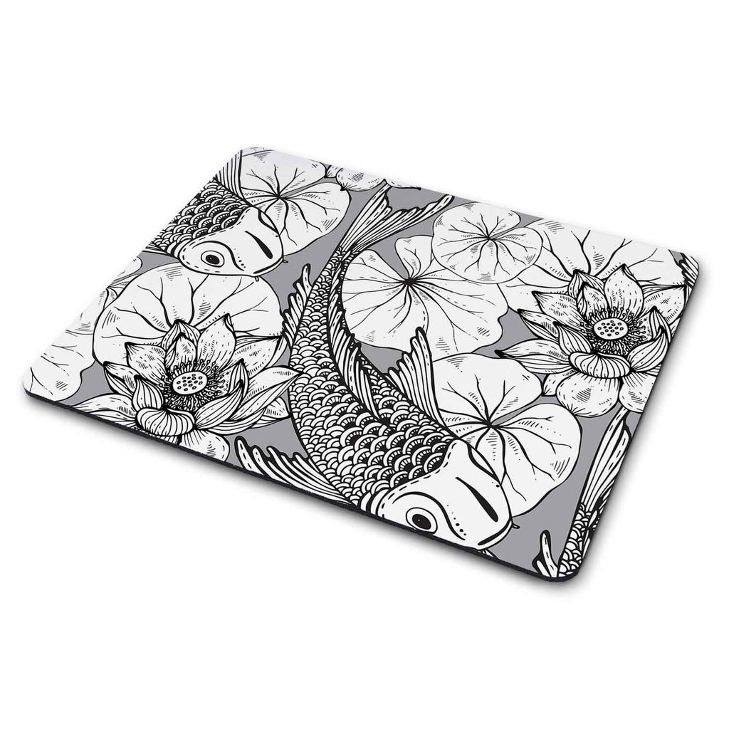 Bedrucktes Mousepad im Koi Design