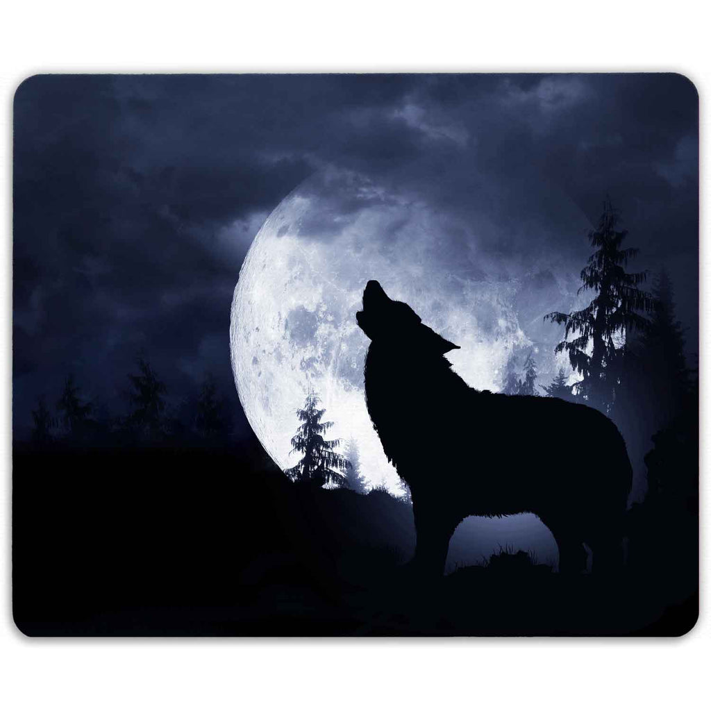 Bedrucktes Mousepad im Wolf Design