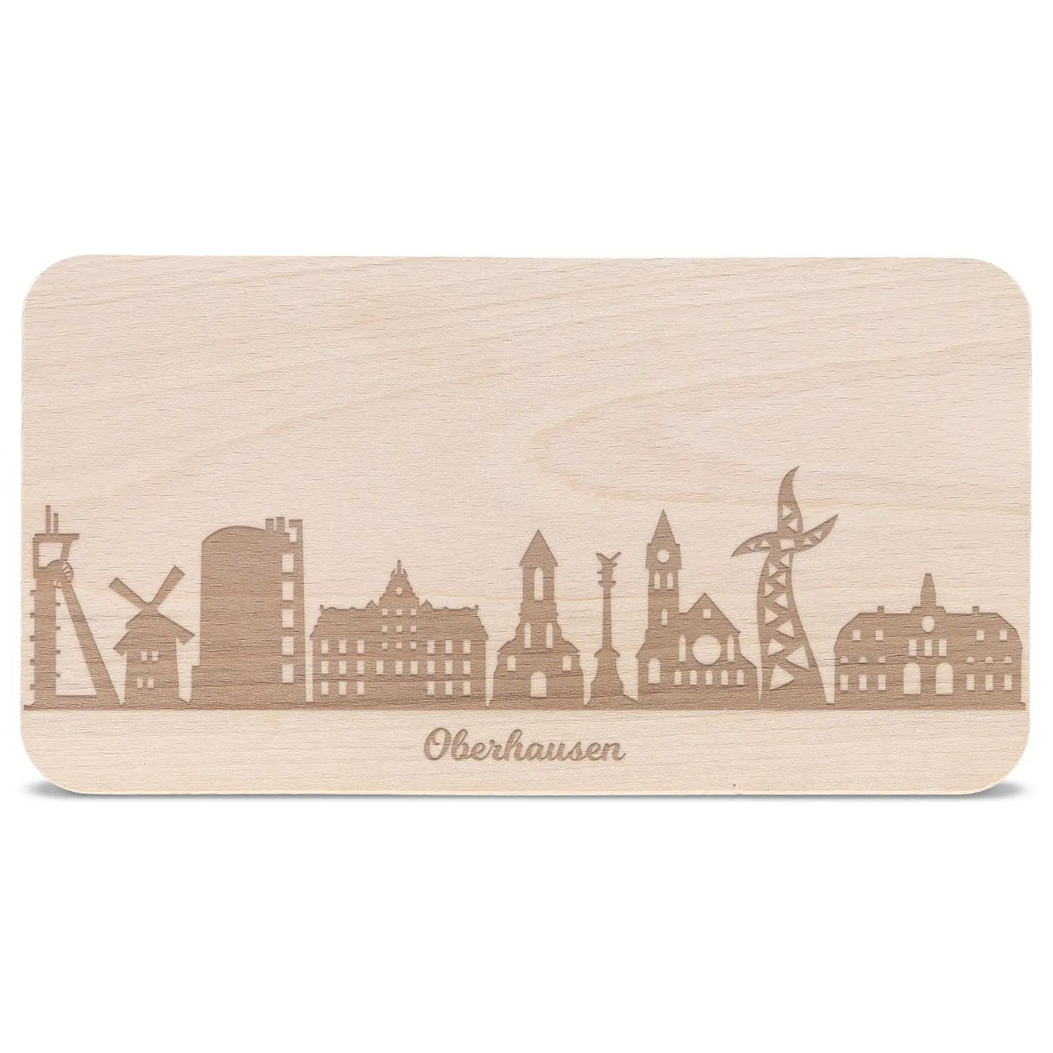 Frühstücksbrettchen Skyline Oberhausen