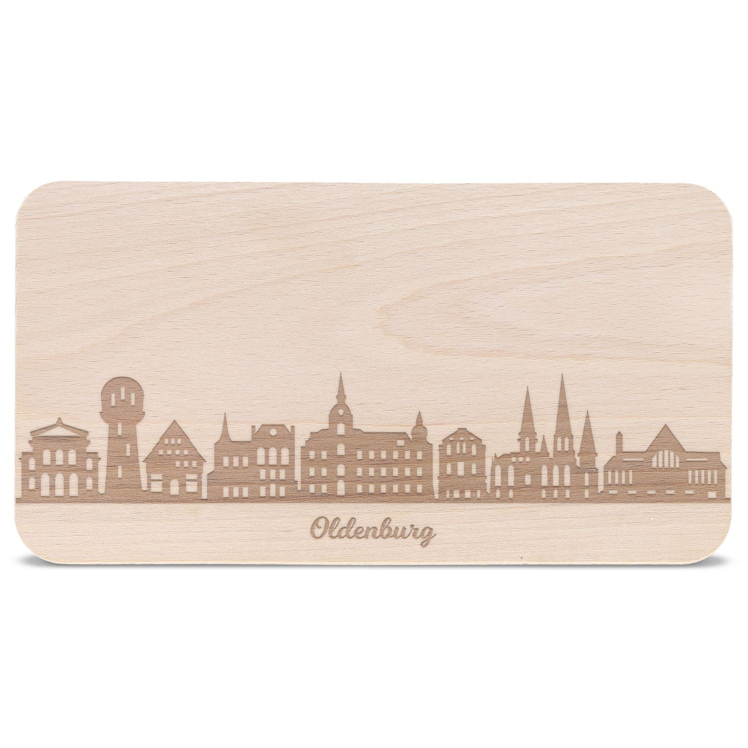Frühstücksbrettchen Skyline Oldenburg