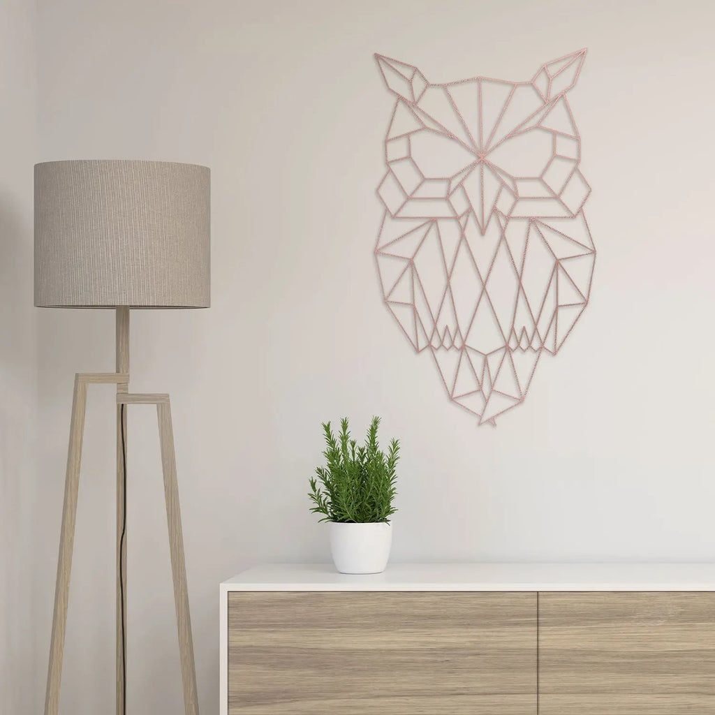 Origami Eule aus Holz -