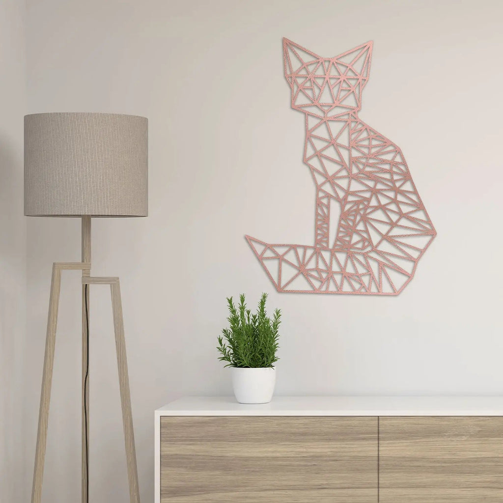 Origami Fuchs aus Holz -