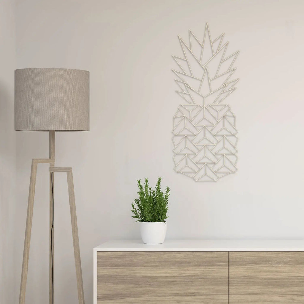 Origami Ananas V2 aus Holz -