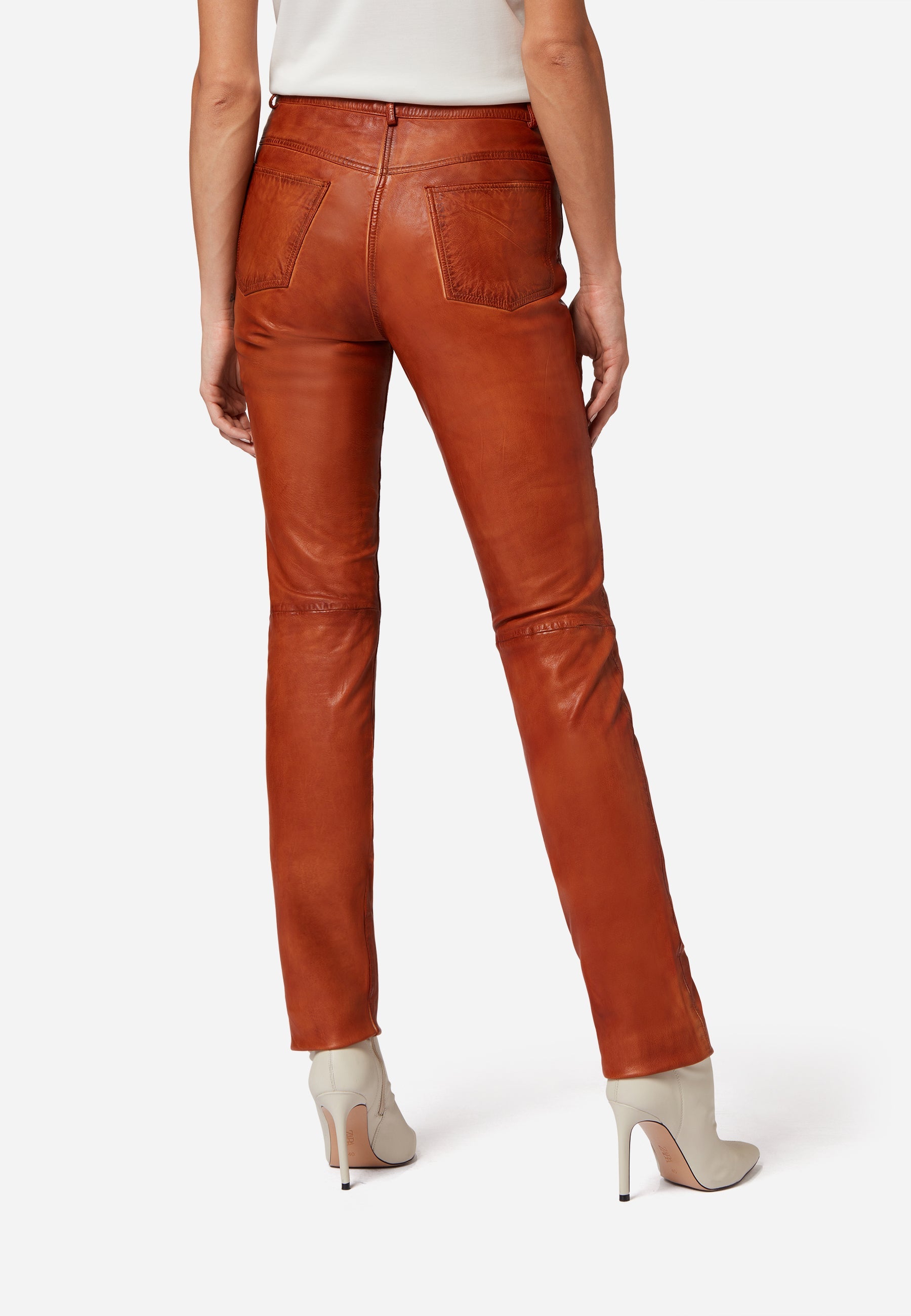 Five Pocket Lederhose Damen 9809