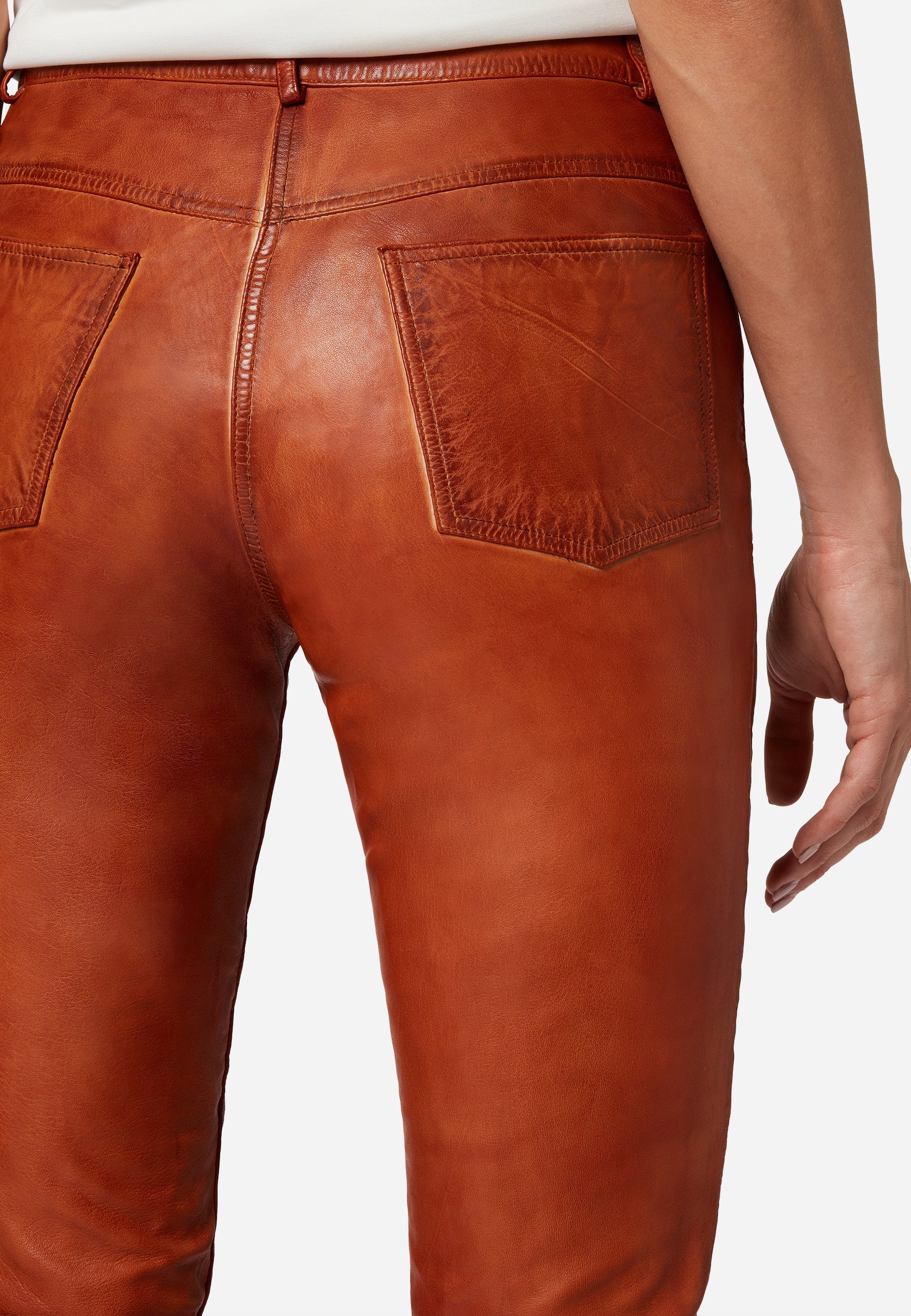 Five Pocket Lederhose Damen 9809