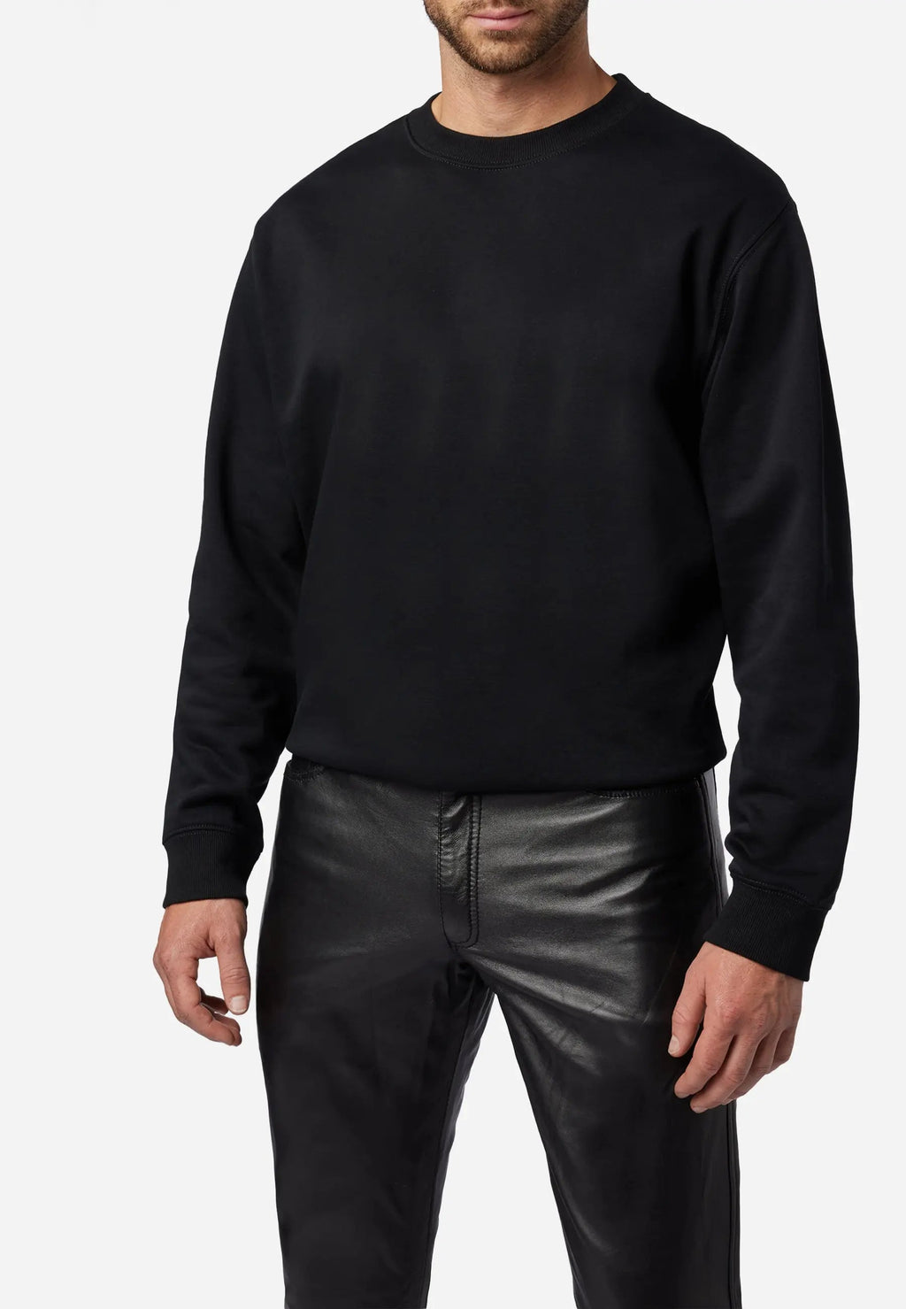 Slim Fit Herren Lederhose Bono
