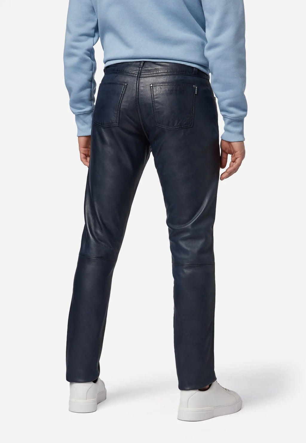 Slim Fit Herren Lederhose Bono