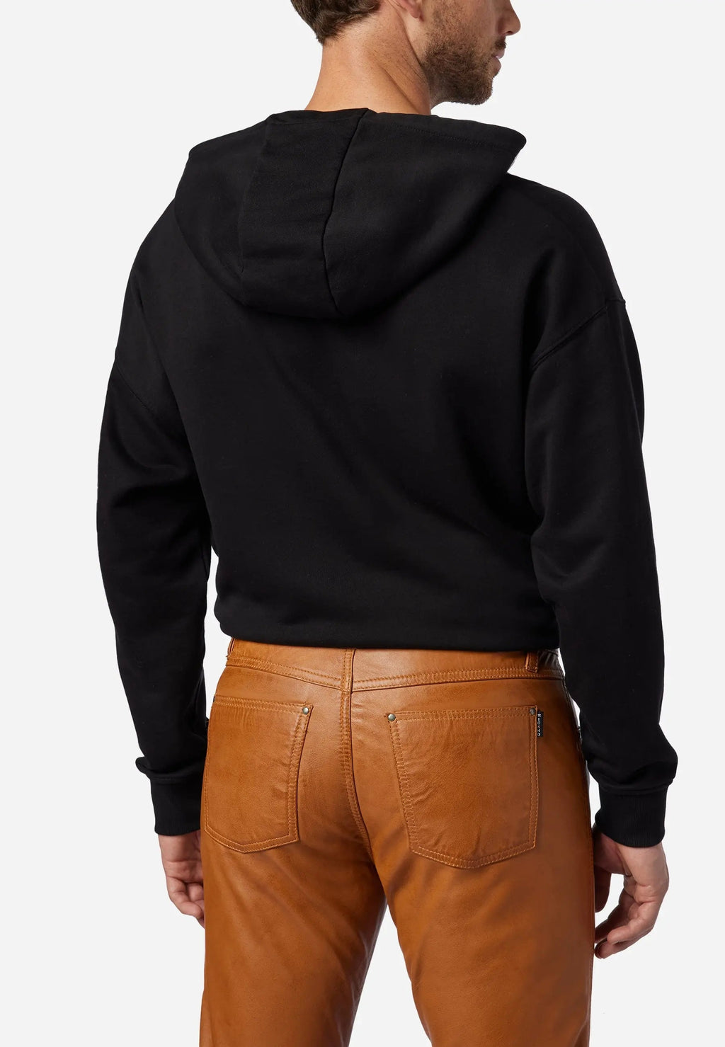 Slim Fit Herren Lederhose Bono