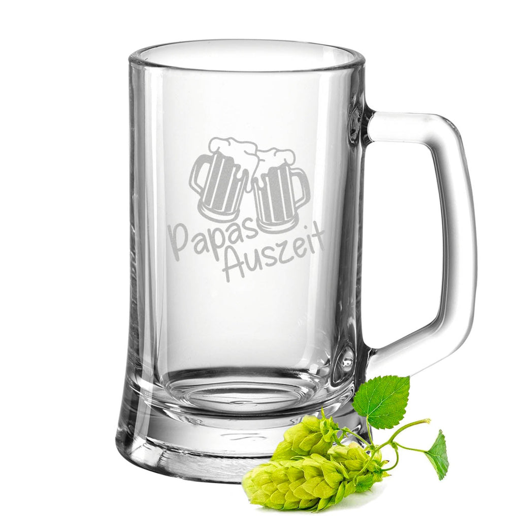 Montana Bierkrug mit Gravur "Papas Auszeit"