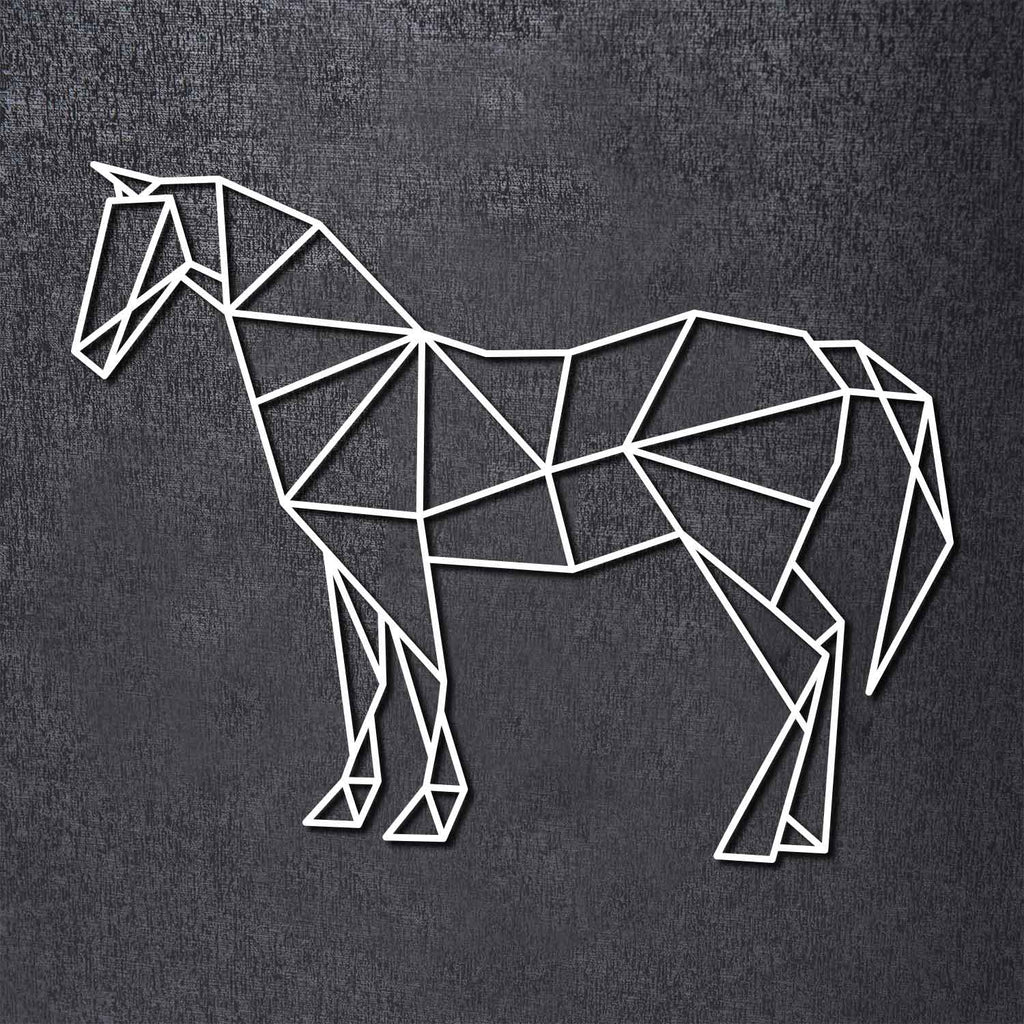Origami Pferd aus Holz -