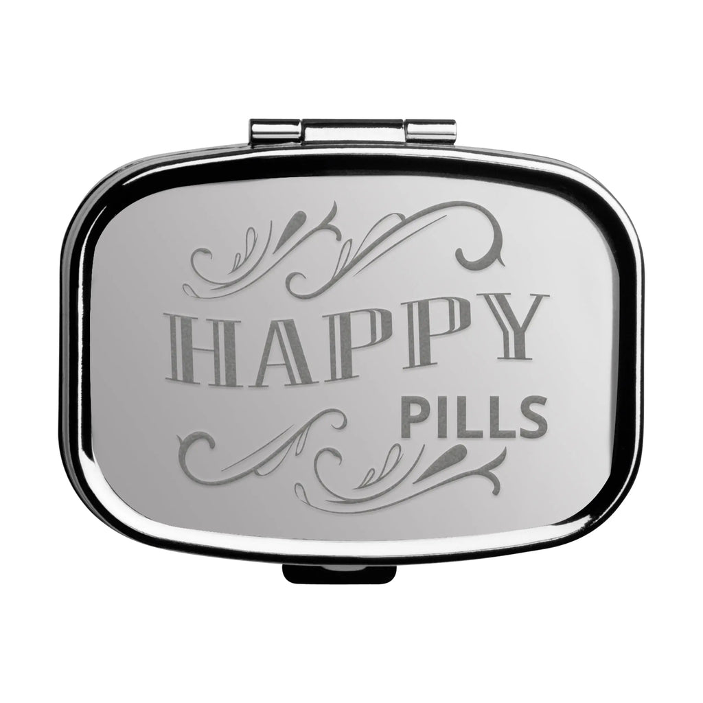 Pillendose mit zwei separaten Fächern