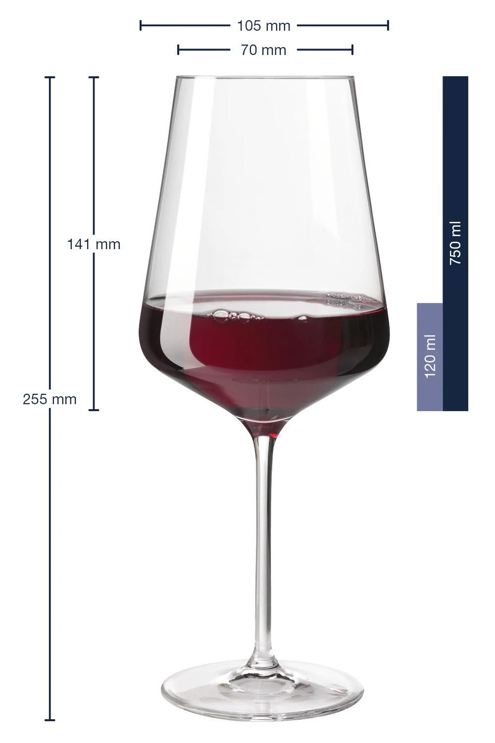 Leonardo Puccini Weingläser 750 ml im Barock Design mit Namen