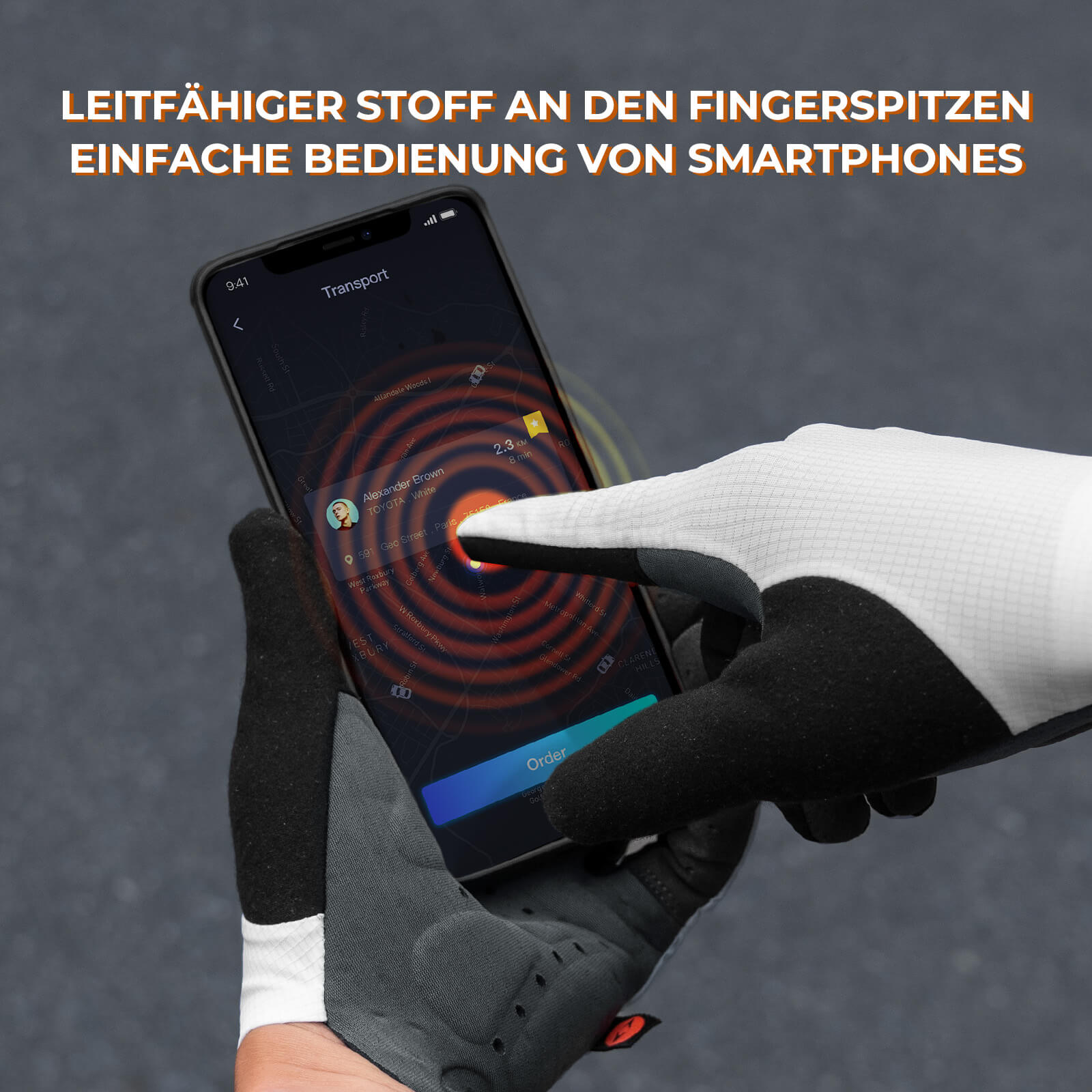 ROAD TO SKY Elastic Interface® Fahrradhandschuhe