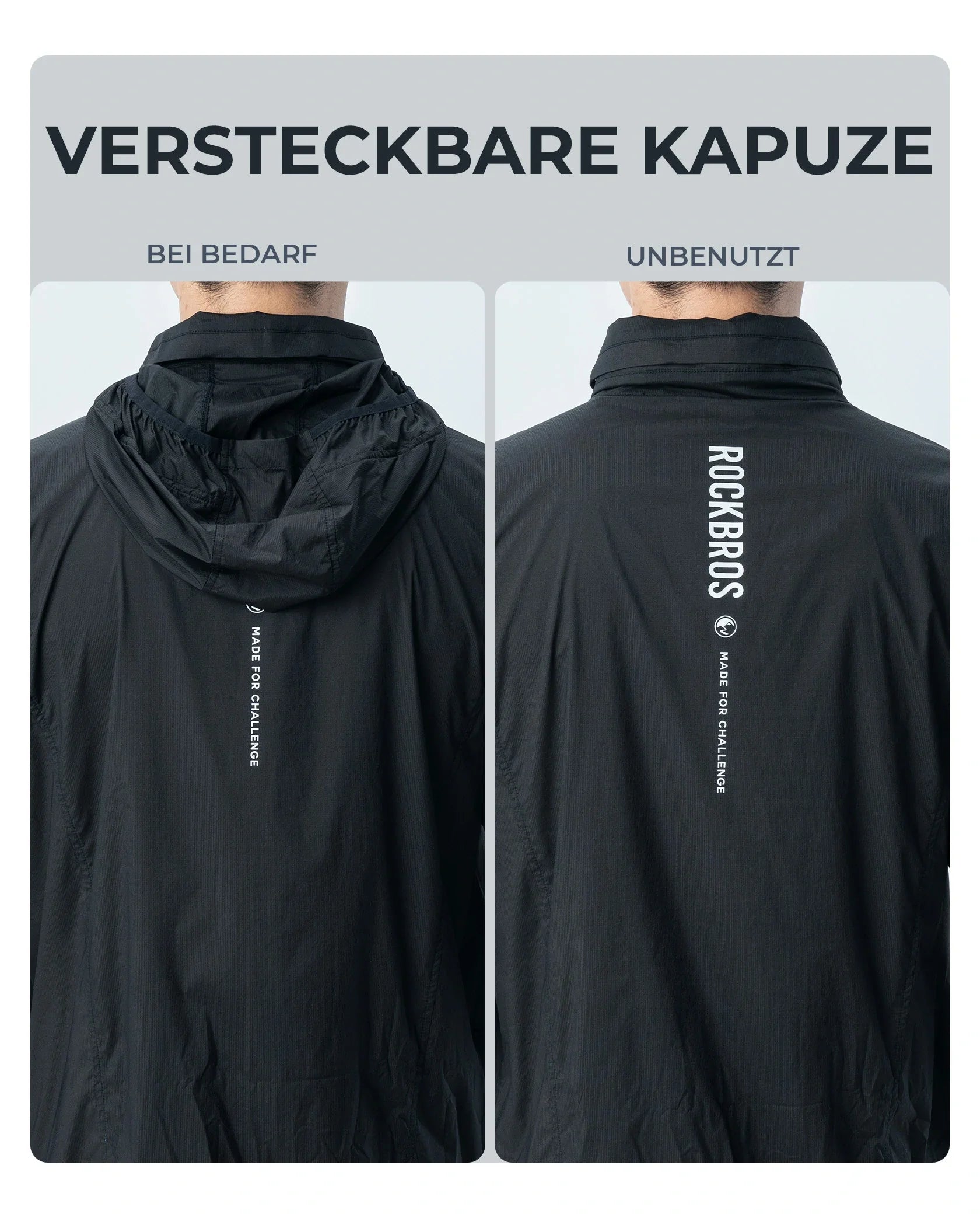 ROAD TO SKY Fahrradjacke Winddicht Atmungsaktiv für MTB & Rennrad
