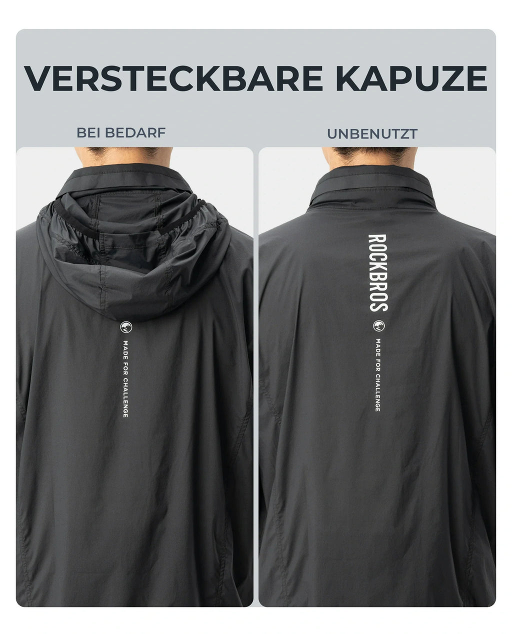 ROAD TO SKY Fahrradjacke Winddicht Atmungsaktiv für MTB & Rennrad