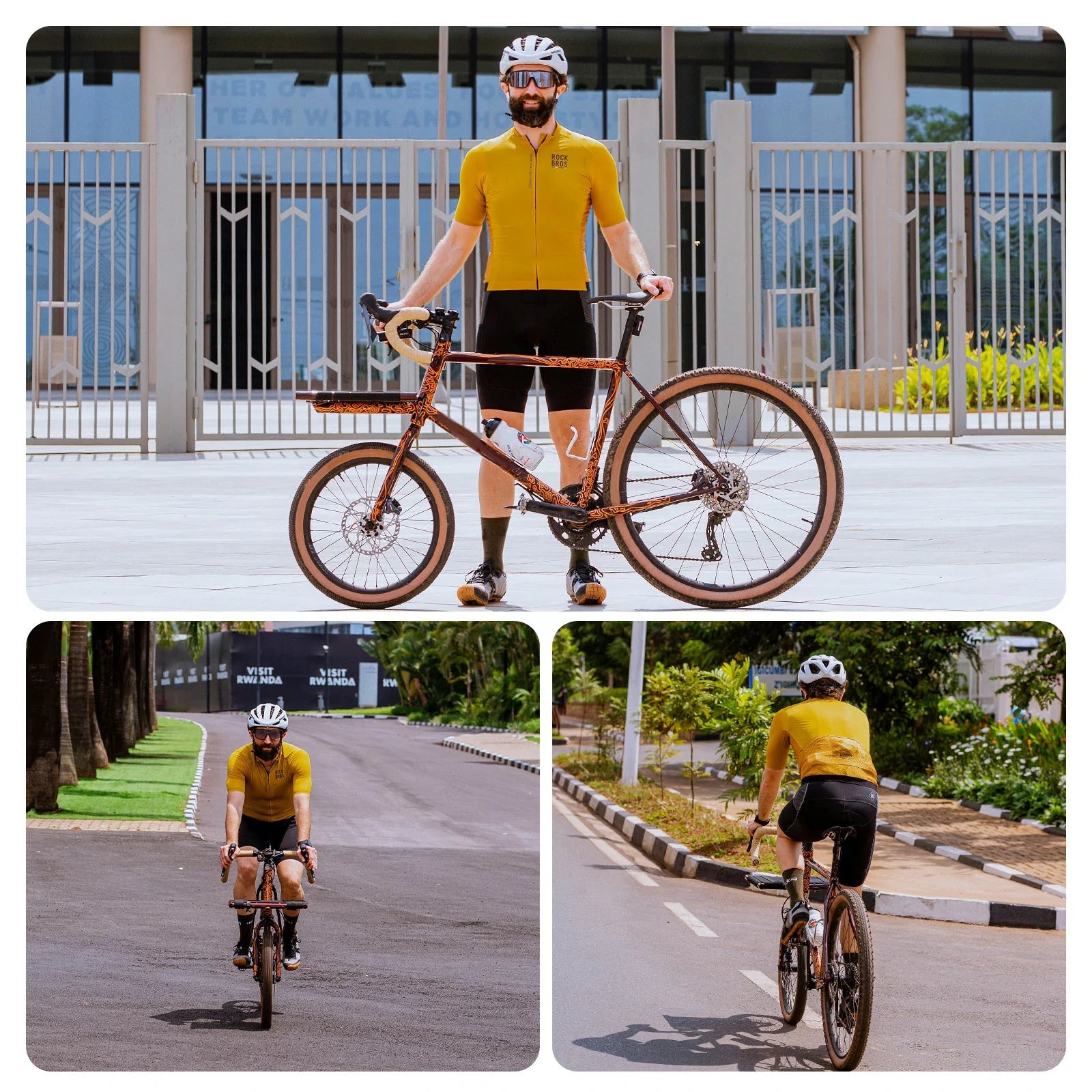 ROAD TO SKY Herren Kurzarm-Radtrikot Jersey für MTB & Rennrad
