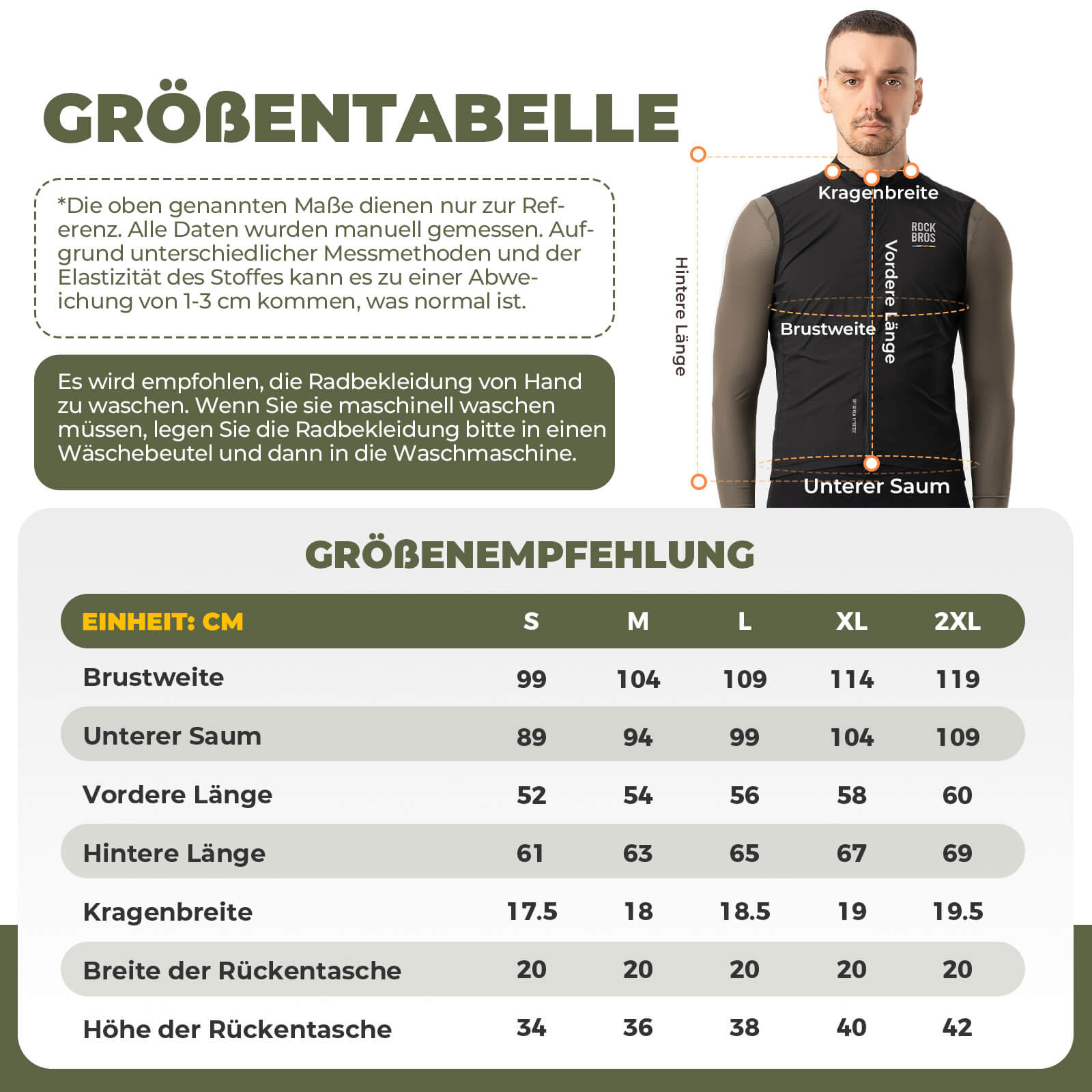 ROAD TO SKY Herren Fahrrad Ärmellos Weste Winddichte Fahrradjacke