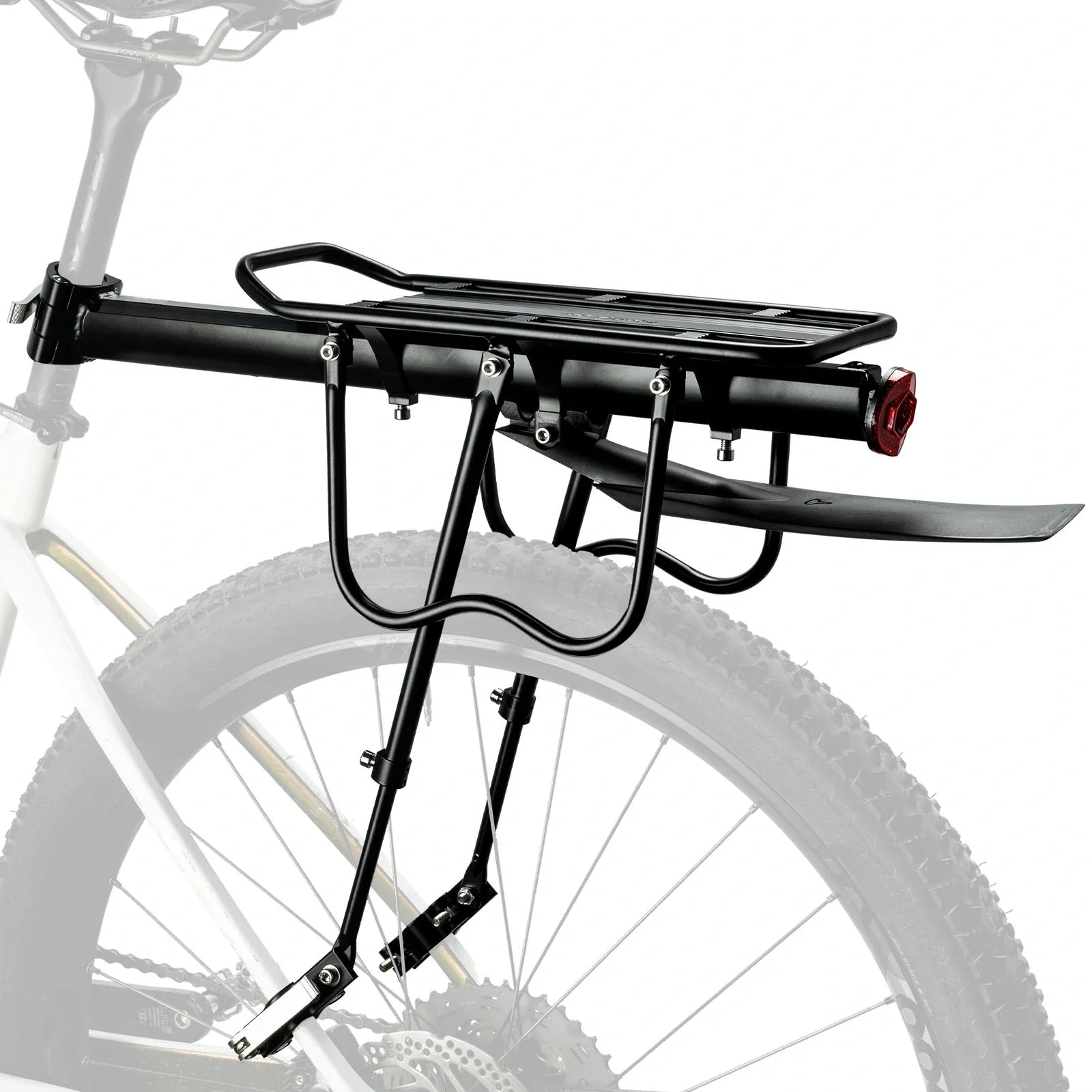 ROCKBROS Fahrrad Gepäckträger mit Reflektor und Schutzblech Aluminiumlegierung