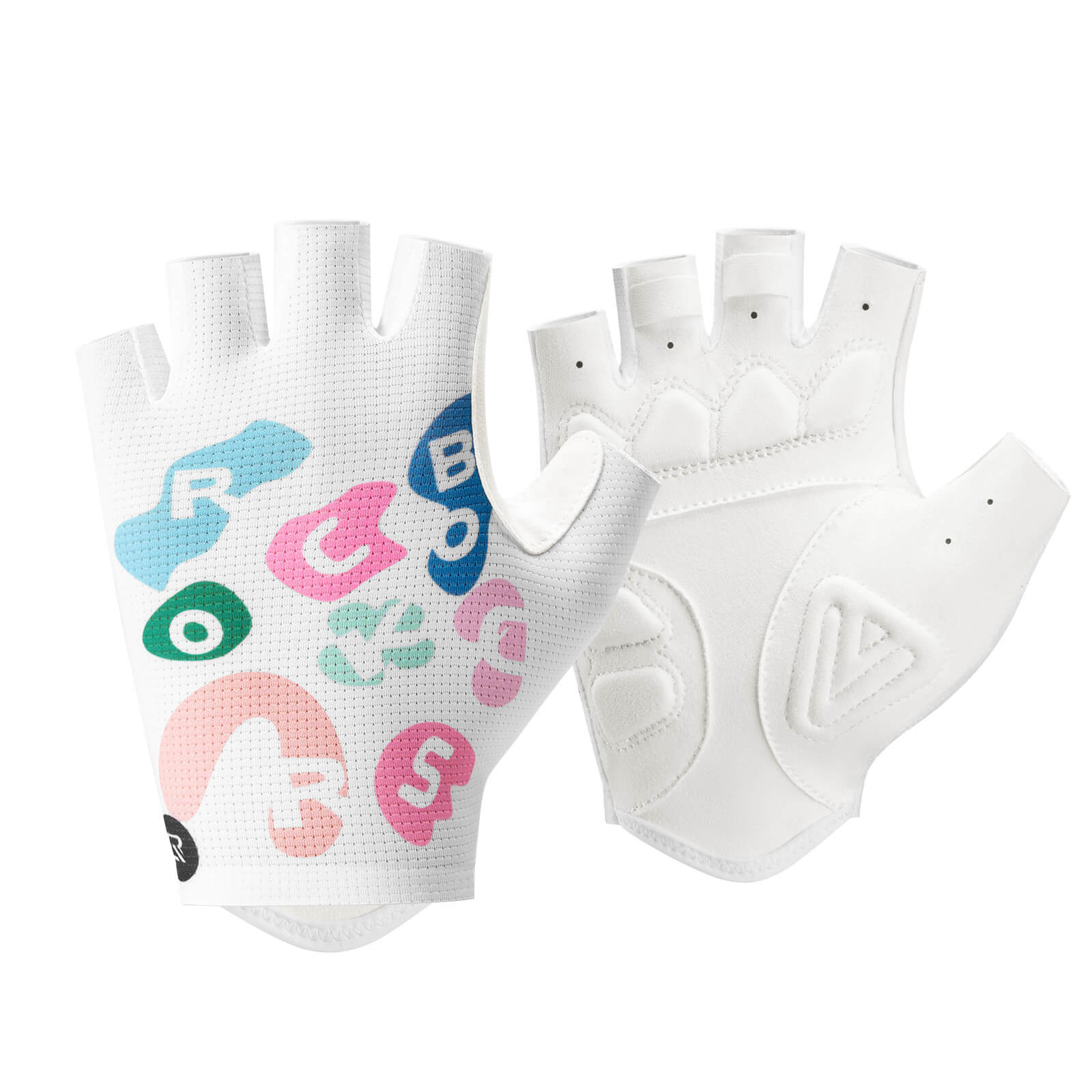 ROCKBROS Fahrradhandschuhe Halbfinger SBR Atmungsaktiv