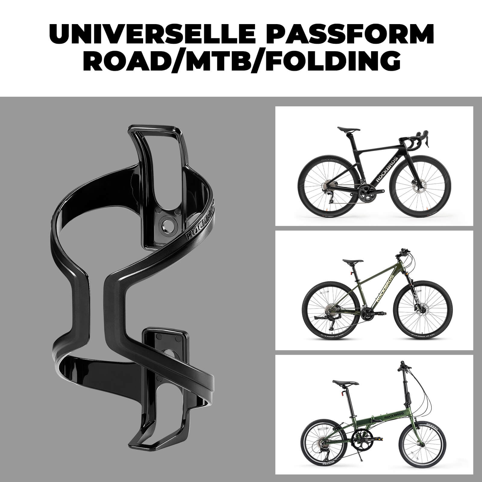 ROCKBROS Flaschenhalter Fahrrad 2er Pack