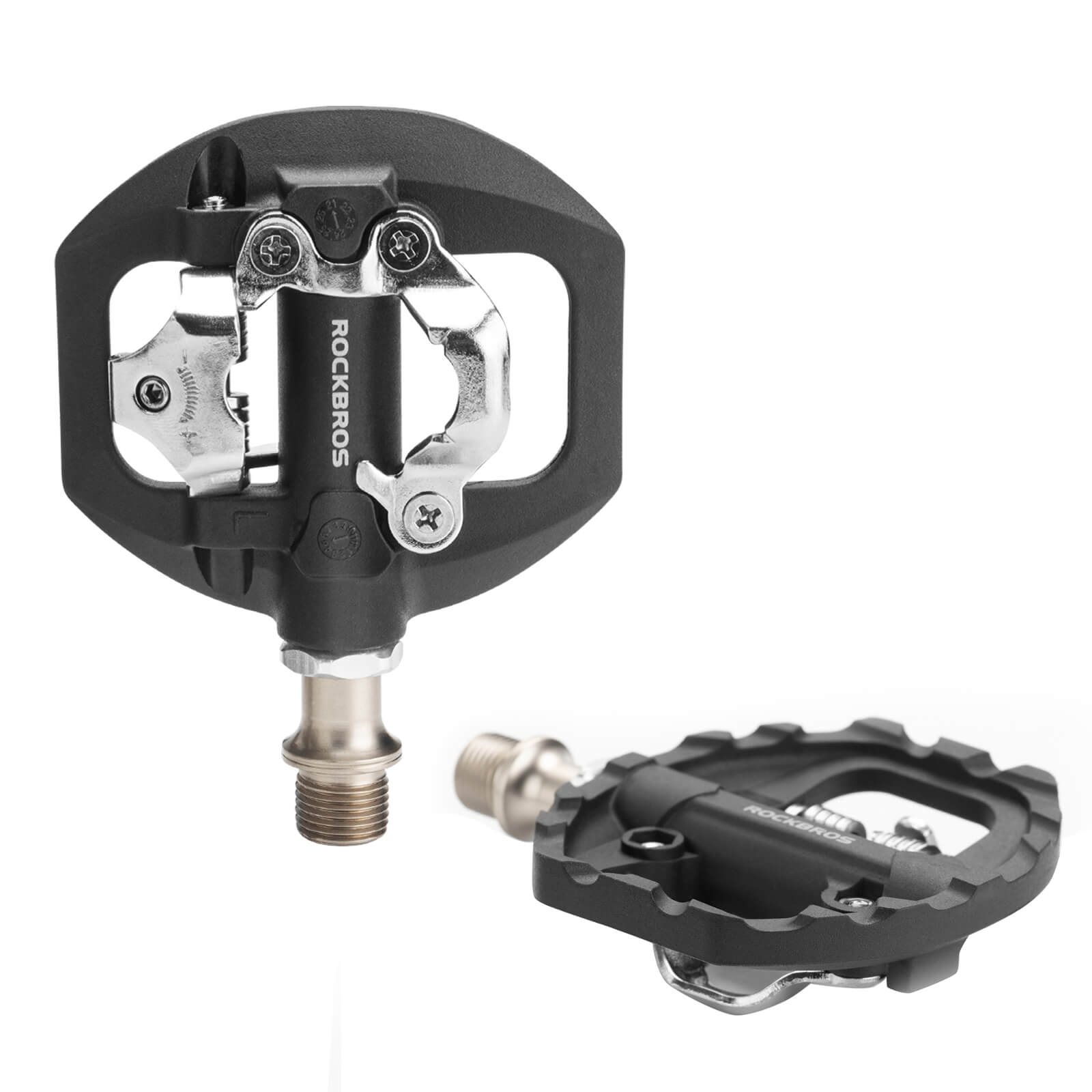 2-in-1 SPD-Klickpedale & Plattformpedale 9/16"