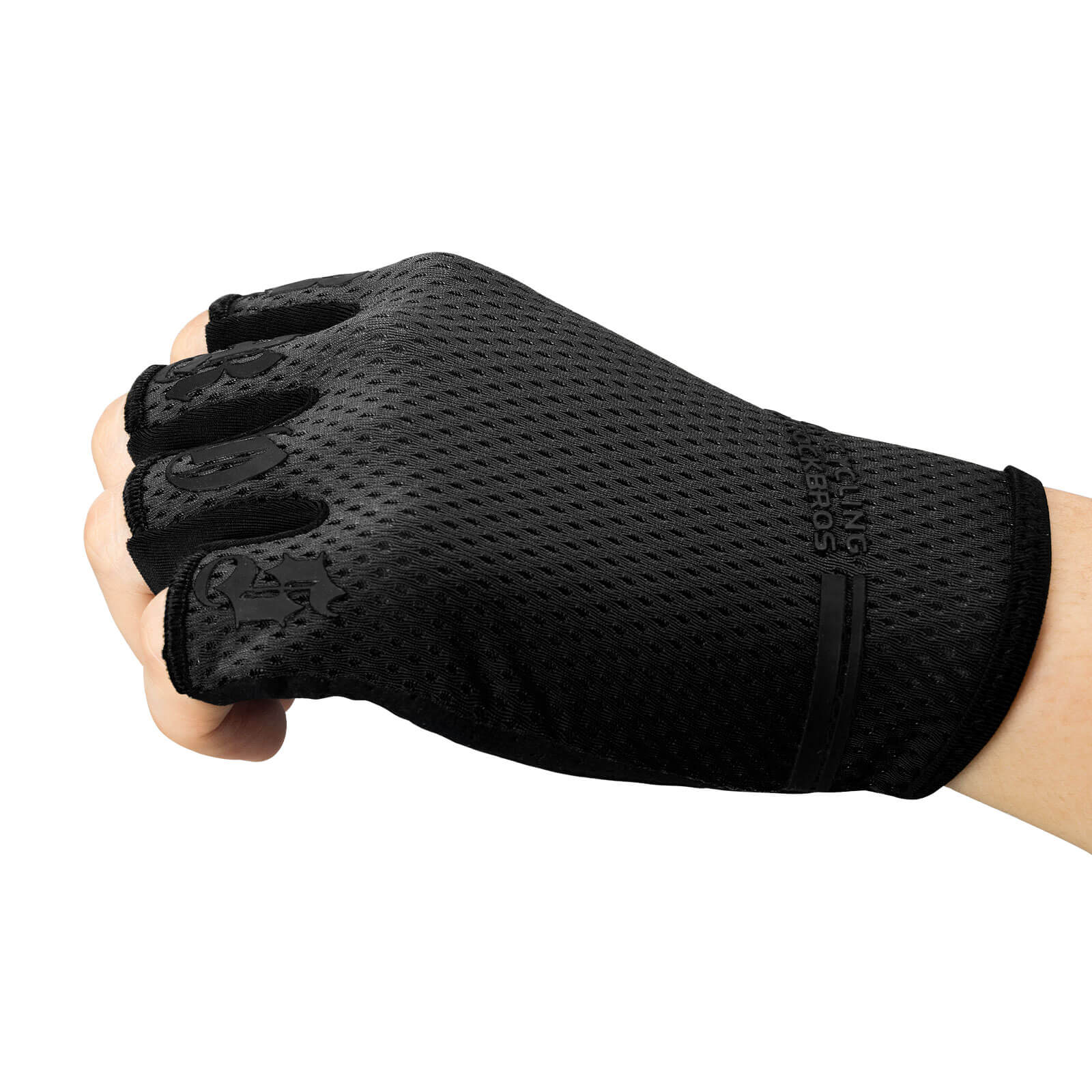 ROCKBROS Fahrrad Handschuhe Halbfinger rutschfest Stoßdämpfende Sommer
