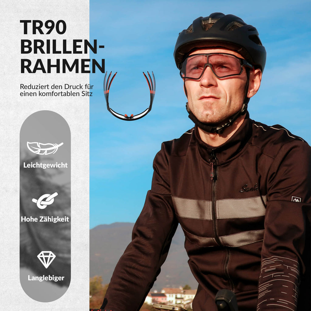Dynamische Radbrille mit UV400-Sonnenfilter
